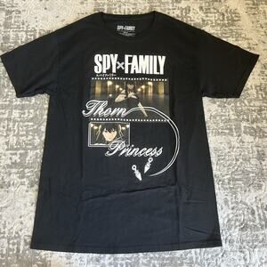 SPYxFAMILY Thorn Princess Size Medium Black Graphic Tshirt